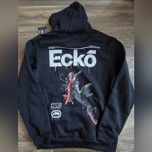 Ecko X Marvel Spiderman Venom Hoodie Mens Size Medium